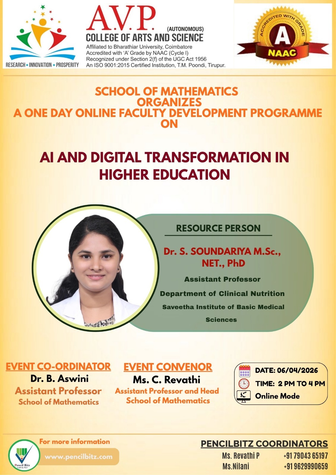 College Event Brochure